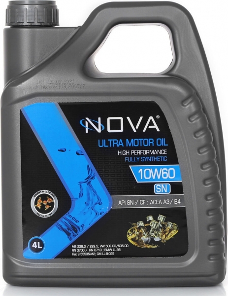 Nova 10W-60 SN Motor Yağı (4 litre)