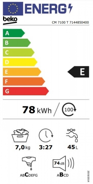 Beko CM 7100 T Çamaşır Makinesi