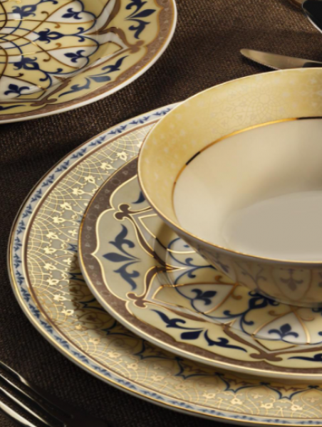 Kütahya Porselen Bone Kalipso 10514 62 Parça Yemek Takımı