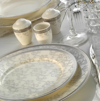 Kütahya Porselen Bone Kalipso 40420 62 Parça Yemek Takımı