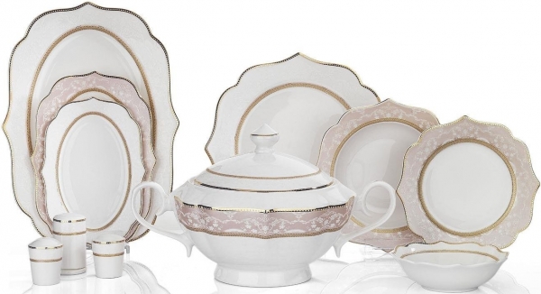 Schafer Laura 60 Parça Yemek Takımı (Altın)
