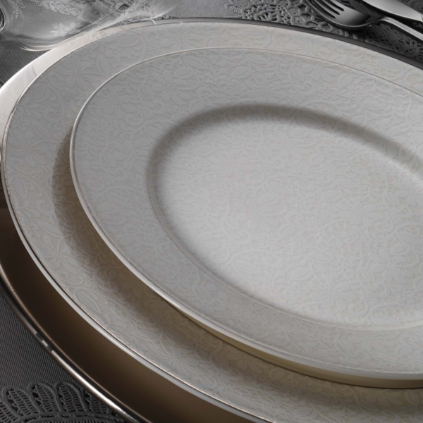 Kütahya Porselen Bone Kalipso 1077120 62 Parça Yemek Takımı