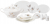 Tantitoni New Bone China Butterfly 60 Parça Yemek Takımı