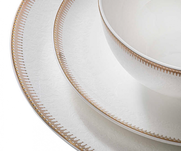 Tantitoni Bone China Royal 61 Parça Yemek Takımı