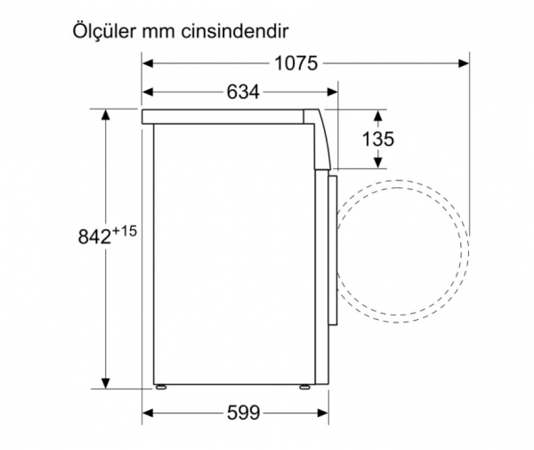 Siemens WQ43G2ATTR Isı Pompalı Kurutma Makinesi