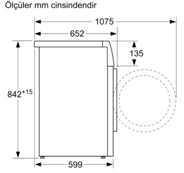Bosch WQG242ATTR Isı Pompalı Kurutma Makinesi