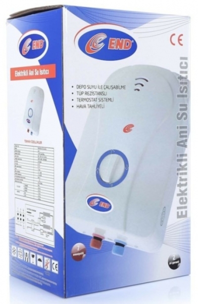 End Banyo Tipi Ani Su Isıtıcı Elektrikli Elektrikli Şofben