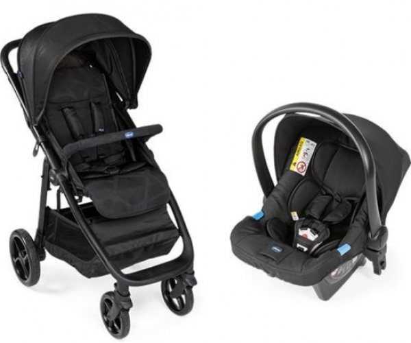 Chicco Multiride Jet Black Travel Sistem Bebek Arabası