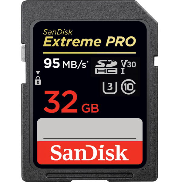 Sandisk Extreme Pro SD (32 GB / UHS I)