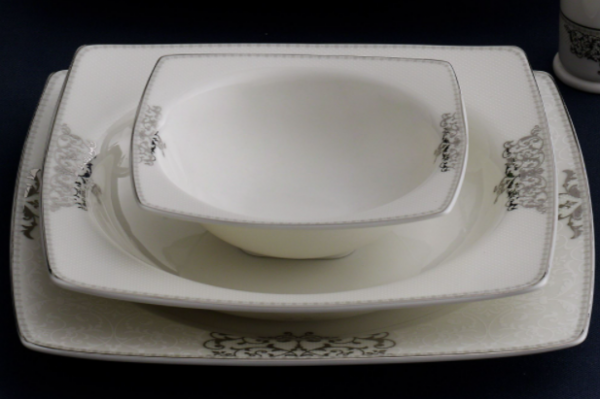 Güral Porselen Caroline 84056861 85 Parça Yemek Takımı