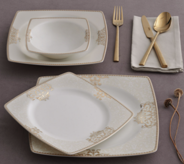 Güral Porselen Caroline 8405686 85 Parça Yemek Takımı
