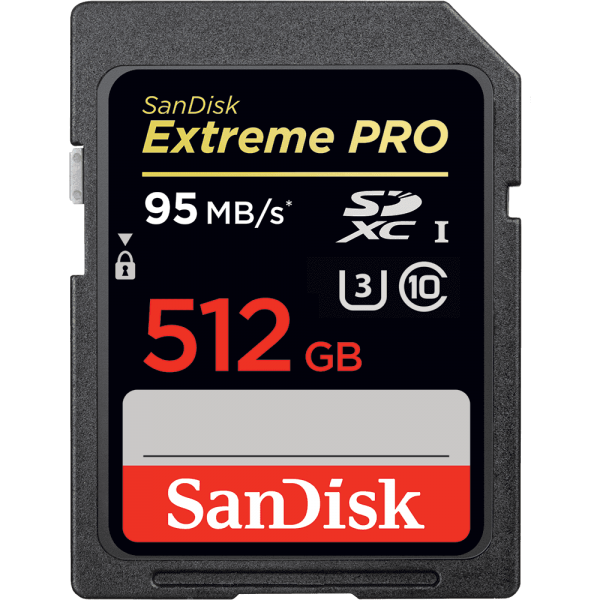 Sandisk Extreme Pro SD (512 GB / UHS I)