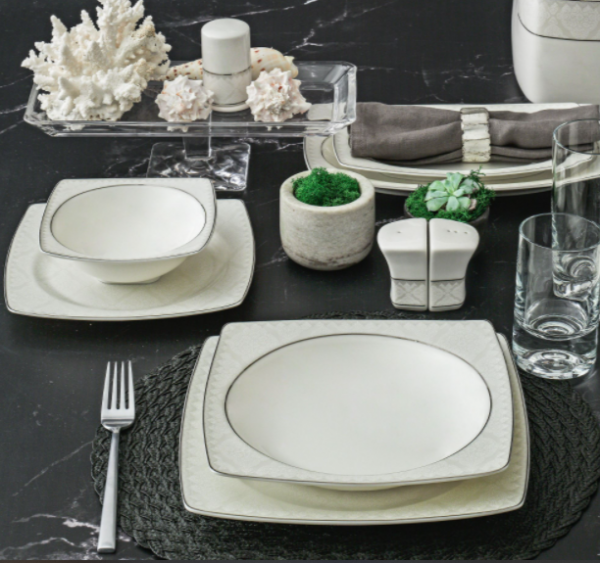 Güral Porselen Caroline 8405450 85 Parça Yemek Takımı