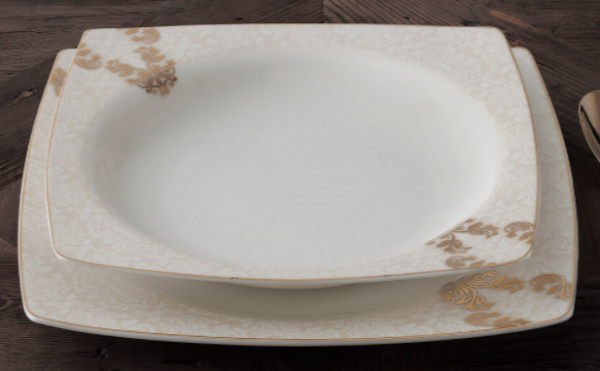 Güral Porselen Caroline 8405629 85 Parça Yemek Takımı