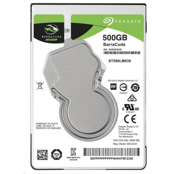 Seagate BarraCuda HDD (500 GB)