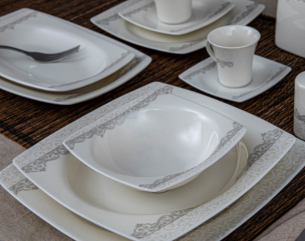 Güral Porselen Caroline 8205973 85 Parça Yemek Takımı