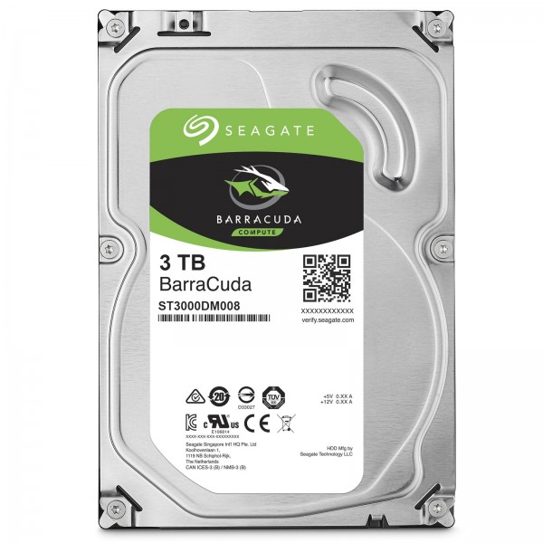 Seagate BarraCuda HDD (3 TB)