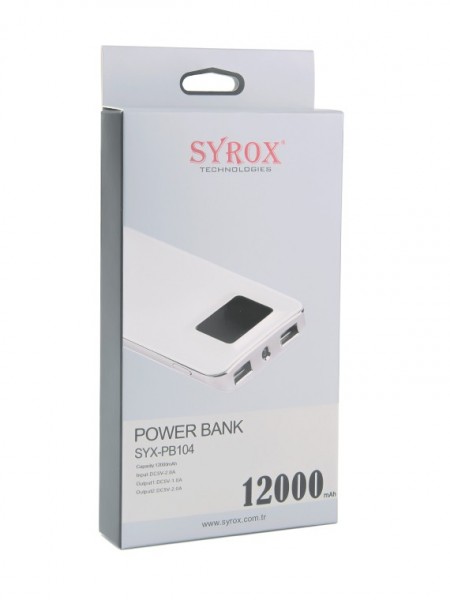 Syrox SYX-PB104 12000 mAh Powerbank