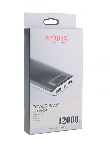 Syrox SYX-PB104 12000 mAh Powerbank