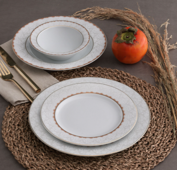 Güral Porselen Tolstoy 9305708 84 Parça Yemek Takımı