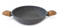 Leydi Marble Natura Granit Sahan Tava 18 cm Tencere ve Tava