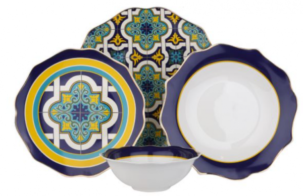 Luckyart Bastien 24 Parça Yemek Takımı