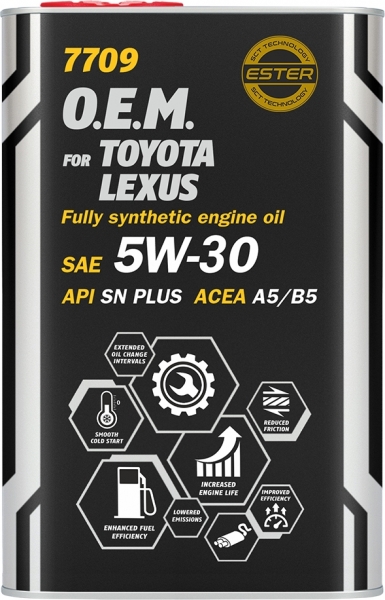 Mannol 7709 O.E.M. for Toyota Lexus 5W-30 Motor Yağı (4 litre)