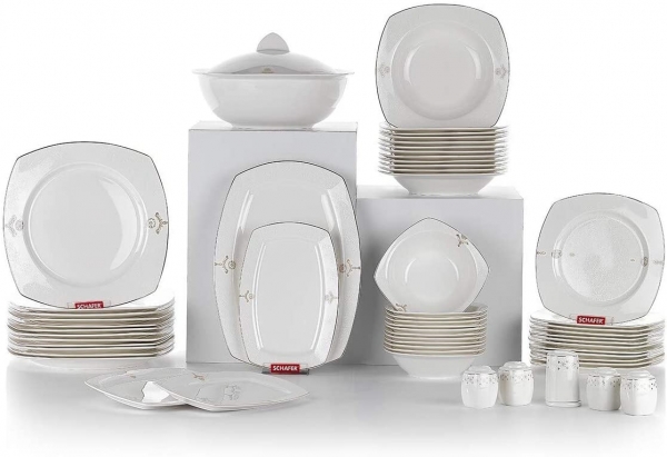 Schafer Juno ALT02 60 Parça Yemek Takımı