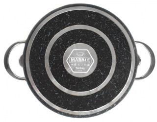 Leydi Marble Mia Granit Derin Tencere 28 cm