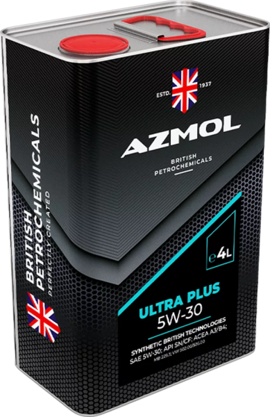 Azmol Ultra Plus 5W-30 Motor Yağı (4 litre)