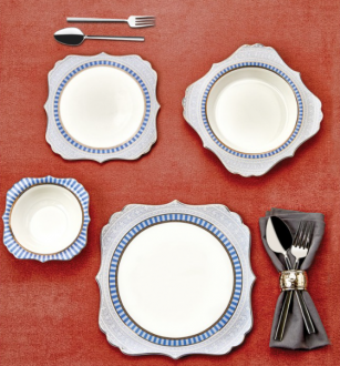 Sıla Firuze S-8330 86 Parça Yemek Takımı