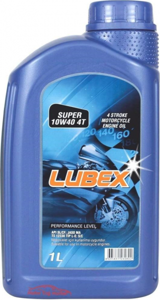 Lubex Super 10W-40 4T Motor Yağı (1 litre)