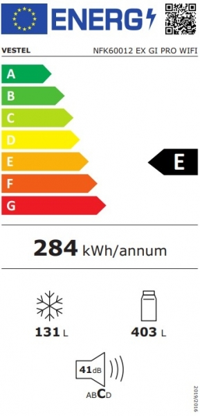 Vestel NFK60012 EX GI Pro WIFI Buzdolabı