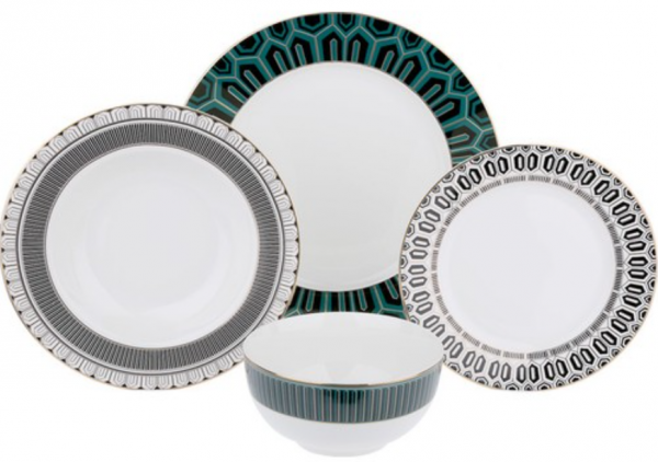 Luckyart Imogene Bone 24 Parça Yemek Takımı