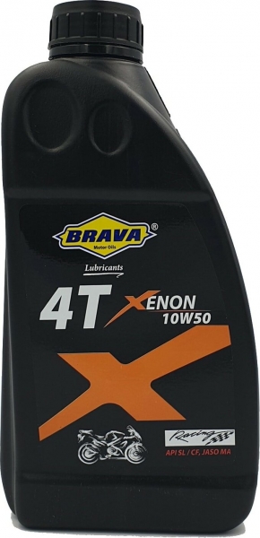 Brava Xenon 10W-50 4T Motor Yağı (1 litre)