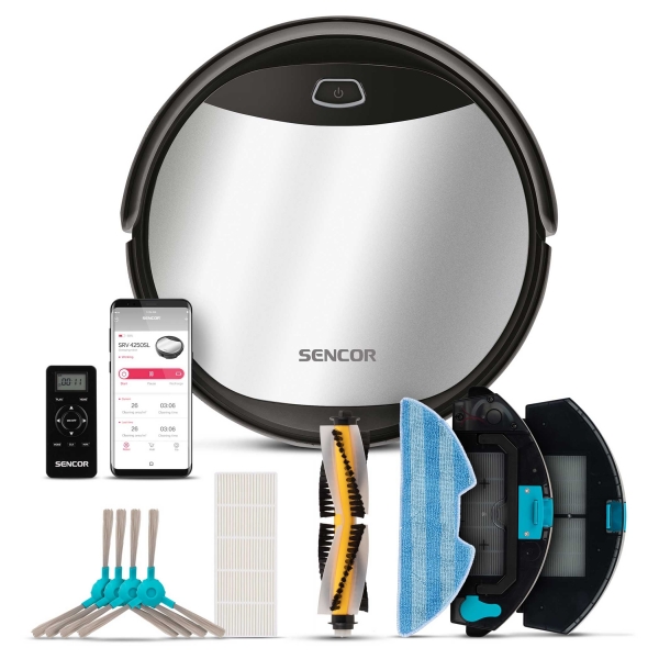 Sencor SRV 4250SL Robot Süpürge+Mop