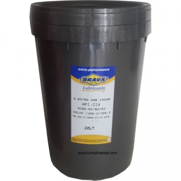 Brava Extra 15W-40 Motor Yağı (20 litre)