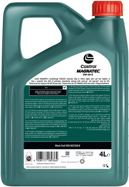 Castrol Magnatec 5W-20 E Motor Yağı (4 litre)