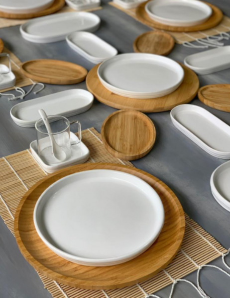 Atabey Home Nagoya Bambum Seramik 42 Parça Kahvaltı Takımı
