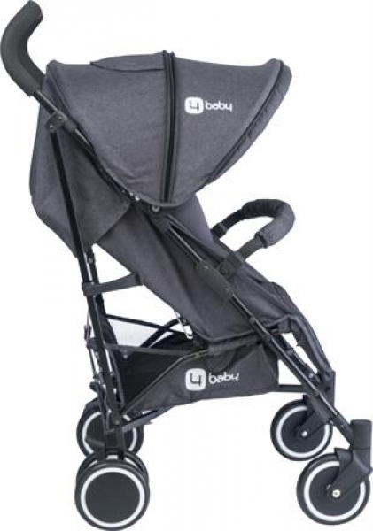 4 Baby AB211 Baron Lüks Siyah Şase Bebek Arabası