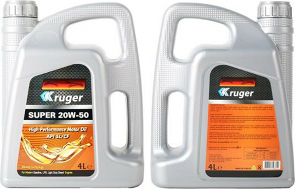 Kruger Super 20W-50 Motor Yağı (4 litre)