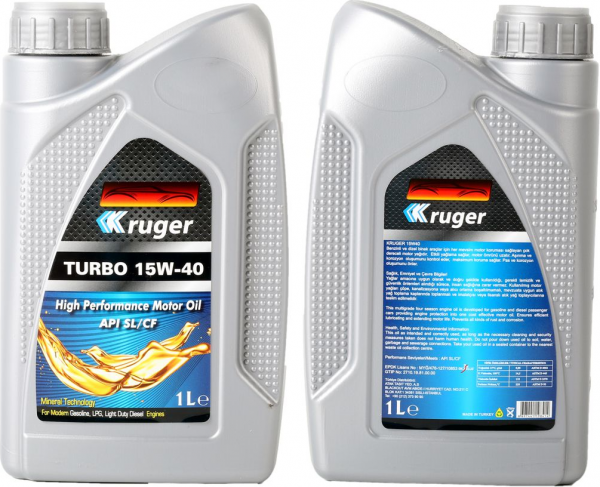 Kruger Turbo 15W-40 Motor Yağı (1 litre)