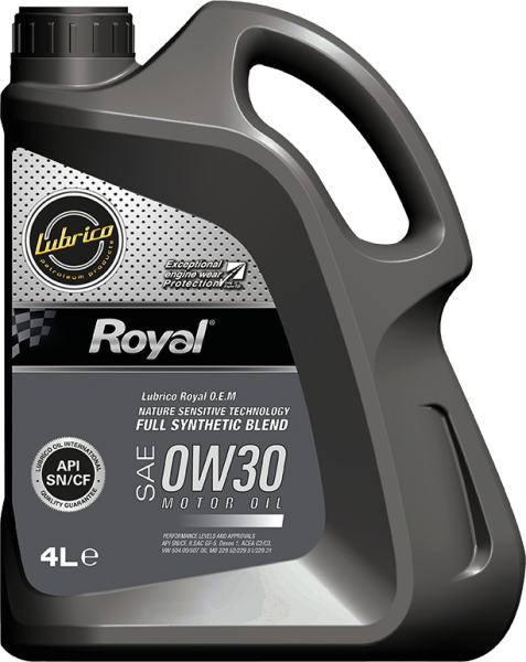 Lubrico Royal OEM 0W-30 Motor Yağı (4 litre)