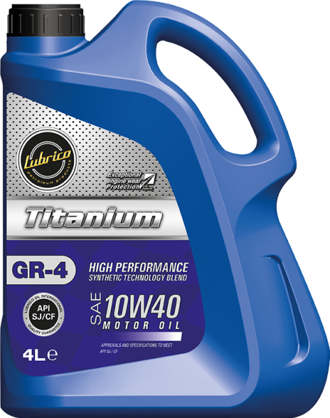 Lubrico Titanium GR-4 10W-40 Motor Yağı (4 litre)