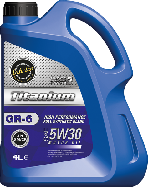 Lubrico Titanium GR-6 5W-30 Motor Yağı (4 litre)