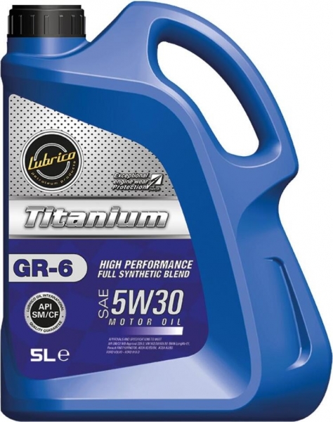 Lubrico Titanium GR-6 5W-30 Motor Yağı (5 litre)