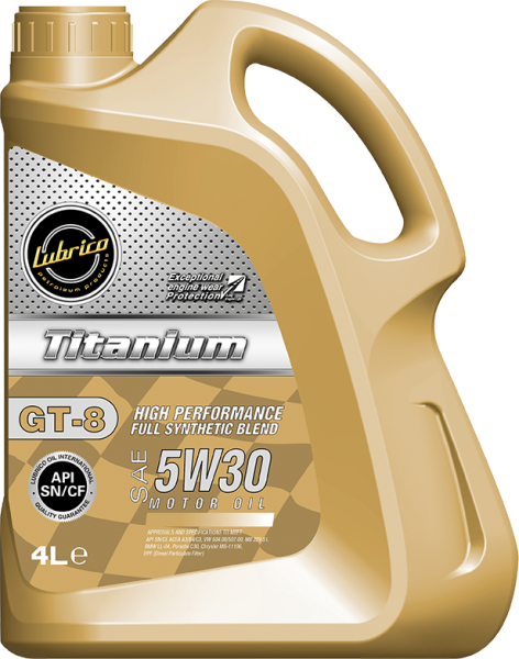 Lubrico Titanium GT-8 5W-30 DPF Motor Yağı (4 litre)