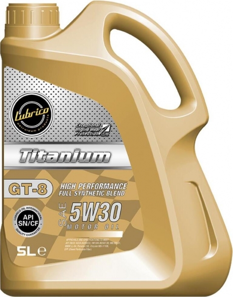 Lubrico Titanium GT-8 5W-30 DPF Motor Yağı (5 litre)