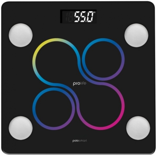 Polosmart PSC12 Bodysmart Yağ Ölçer Akıllı Bluetooth Baskül Dijital Banyo Tartısı