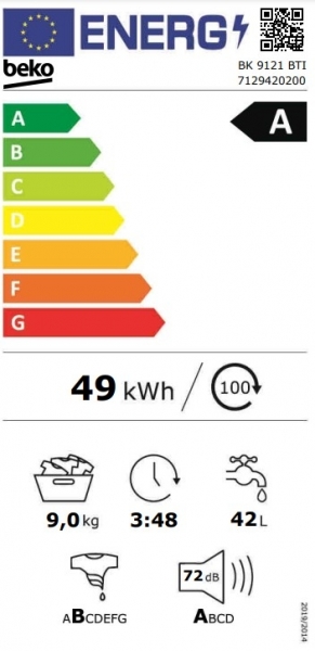 Beko BK 9121 BTI Çamaşır Makinesi